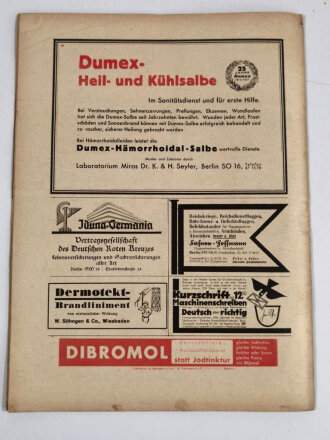 "Das Deutsche Rote Kreuz" Der Führer besucht Verwundete, Jahrgang 4, Oktober 1940, über DIN A4