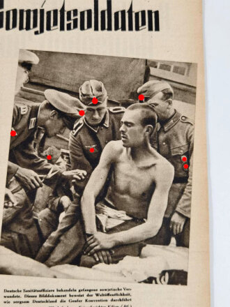 "Das Deutsche Rote Kreuz" Siegreiche Fahrt in ein neues Jahr, Jahrgang 6, Januar/Februar 1942, über DIN A4