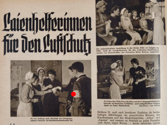 "Das Deutsche Rote Kreuz" Siegreiche Fahrt in ein neues Jahr, Jahrgang 6, Januar/Februar 1942, über DIN A4