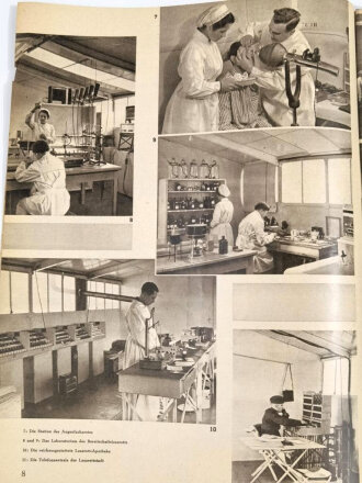 "Das Deutsche Rote Kreuz" Das erste motorisierte Lazarett des deutschen Roten Kreuzes, Jahrgang 4, Februar 1940, über DIN A4