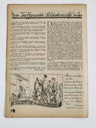 "Das Deutsche Rote Kreuz" Verwundete der Blauen Freiwilligen Division, Jahrgang 7, Februar 1943, über DIN A4