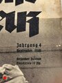 "Das Deutsche Rote Kreuz" Gute und freundliche Betreuung auch im besetzten Land, Jahrgang 4, September 1940, über DIN A4