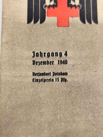 "Das Deutsche Rote Kreuz", Jahrgang 4, Dezember 1940, über DIN A4