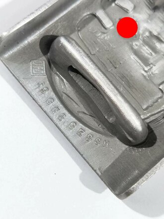 Deutsches Rotes Kreuz,  Koppelschloss für Mannschaften Aluminium OLC, ungetragenes Stück