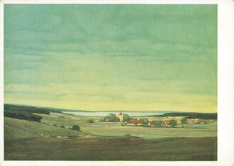 Künstler-Hilfswerk 1937, Ansichtskarte, Oberbayrische Landschaft