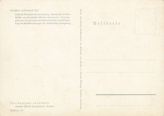 Künstler-Hilfswerk 1937, Ansichtskarte, Oberbayrische Landschaft