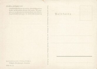 Künstler-Hilfswerk 1937, Ansichtskarte, Heimkehrende...