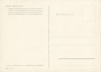 Künstler-Hilfswerk 1937, Ansichtskarte, Sitzendes Mädchen