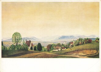 Künstler-Hilfswerk 1937, Ansichtskarte, Oberbayrische Landschaft