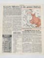 U.S.A. "Sternenbanner" Flugblatt USG25, 25.Januar 1944, 4-seitig, über DIN A4, geknickt