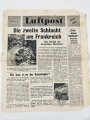 Großbritannien 2. Weltkrieg, "Luftpost - Die zweite Schlacht um Frankreich", G27, Extrablatt, Nr. 44, geknickt