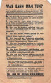 Flugblatt "Eisenhower gegen Himmler!" W.G.28, No. 16, 8. Dec. 1943, ca. DIN A5