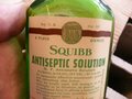 US Army WWII, Mounthwash, "Squibb Antiseptic Solution", unopened bottle, out of the original 1944 dated box, 1 piece