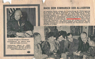 U.S.A. WWII, "Die Nachkriegszeit wird schwer...