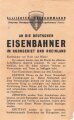 Flugblatt "An die Deutschen Eisenbahner im Ruhrgebiet und Rheinland" WG 29, ca. DIN A5