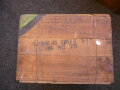 US Army WWII, Mouthwash "Squibb Antiseptic Solution", unopened wood box with 48 bottles ,May 1945 dated box ( see item 9975 )