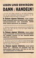 U.S.A. / Großbritannien WWII, "Drei Tonnen Sprengstoff", Flugblatt WG.43, Einsatzzeit 1945, guter Zustand