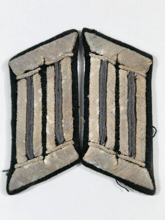 Heer, Paar Kragenspiegel für Offiziere Truppensonderdienst (Verwaltung), getragenes Paar