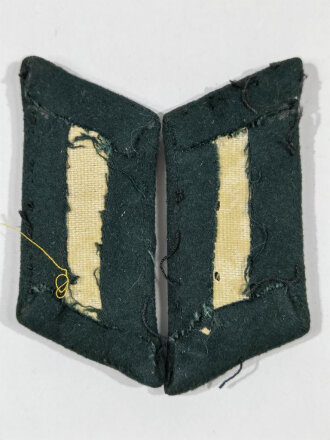 Heer, Paar Kragenspiegel für Offiziere Truppensonderdienst (Verwaltung), getragenes Paar