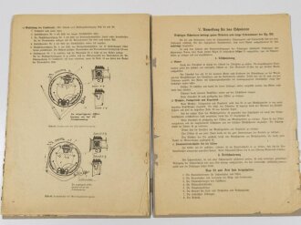 Merkheft für Kraftfahrausbildung "Gepanzerte Selbstfahrlafette für Sturmgeschütz 7,5cm Kanone" datiert 1942. Din A4, 49 Seiten, komplett, Deckblatt lose