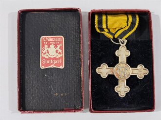 Württemberg Charlottenkreuz am Band, im leicht...