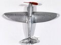 "Andenken an Arnheim Holand 1943" plastische Darstellung eines Flugzeuges aus Aluminium, Spannweite 19cm