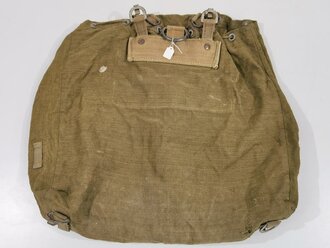 Rucksack in Tropenausführung Wehrmacht, getragenes Stück, die Inneneinteilung entfernt