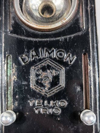 Taschenlampe Daimon Telko Trio, Abblenddeckel fehlt, Funktion nicht geprüft