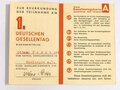 Kolpingwerk "Familienausweis für den Kolpingssohn...." datiert 1932, dazu zwei weitere, zugehörige Ausweise