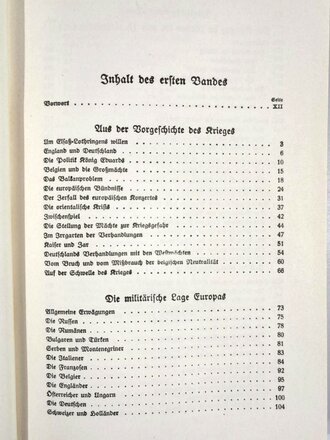 "Hermann Stegemanns Geschichte des Krieges" Band 1-4, guter Gesamtzustand