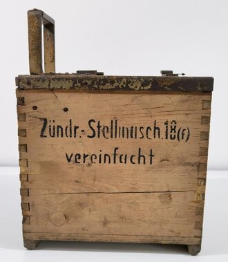 Transportkasten Wehrmacht   "Zünder...