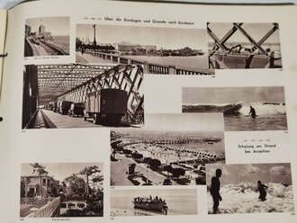 "Marsch- und Kampfweg des Panzerkorps im Westfeldzug Sommer 1940" Bildband mit etwa 180 Bildern