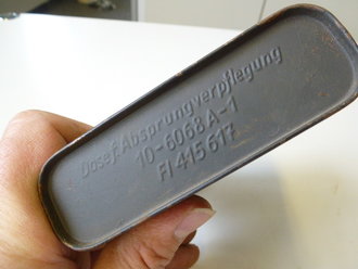 Dose für Absprungverpflegung Luftwaffe, Originallack, extrem selten