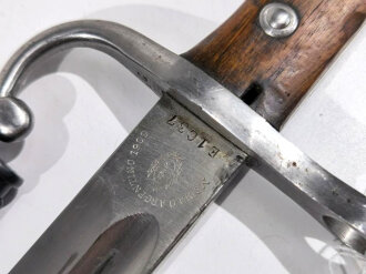 Argentinien Bajonett Modell Mauser 1909. Nummerngleiches Stück in sehr gutem Zustand