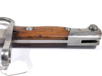 Argentinien Bajonett Modell Mauser 1909. Nummerngleiches Stück in sehr gutem Zustand