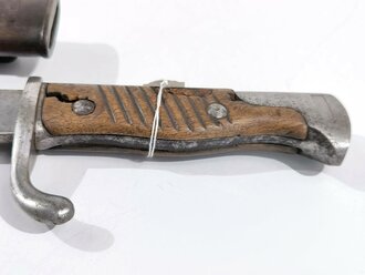 1.Weltkrieg, Seitengewehr M98/05 mit preussischer Abnahme von 1917