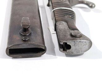 1.Weltkrieg, Seitengewehr M98/05 mit preussischer Abnahme von 1917