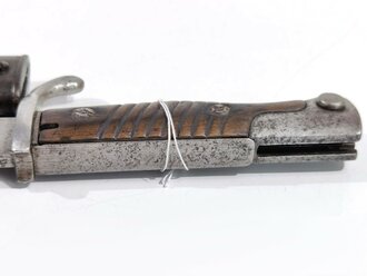1.Weltkrieg, Seitengewehr M98/05 mit preussischer Abnahme von 1917