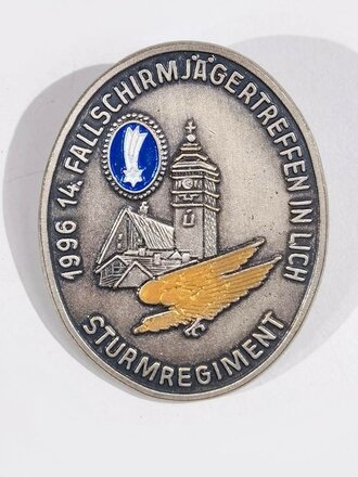 BRD nach 1945, Fallschirmjäger  Abzeichen anlässlich des 14.Fallschirmjägertreffen in Lich 1966