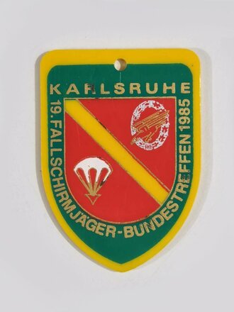 BRD nach 1945, Fallschirmjäger Abzeichen anlässlich des 19.Bundestreffen in Karlsruhe 1985