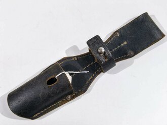 Koppelschuh zum Seitengewehr M84/98 für K98 der Wehrmacht, spätes Stück mit Reichsbetriebsnummer