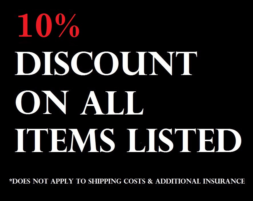 Neue Artikel 15.12.25 - 10% Discount on all items listed